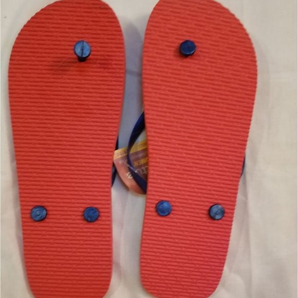 SEAS THE DAY FLIP FLOPS SIZE 9/10 - Picture 2 of 3